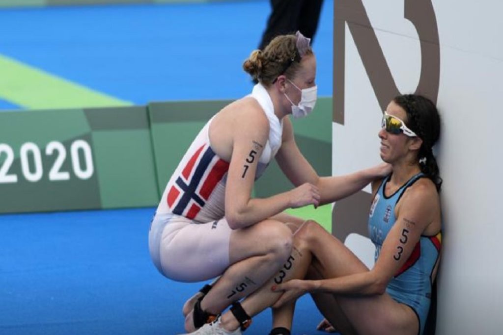The Olympics are a lot of fun. There are lots of people who help each other.