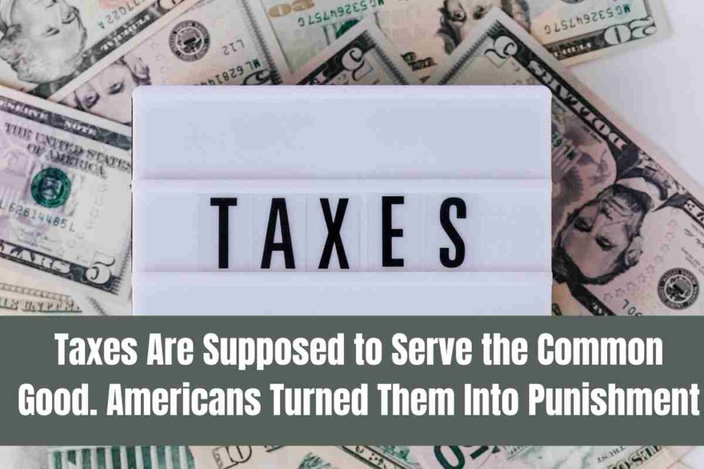 Taxes Are Supposed to Serve the Common Good. Americans Turned Them Into Punishment