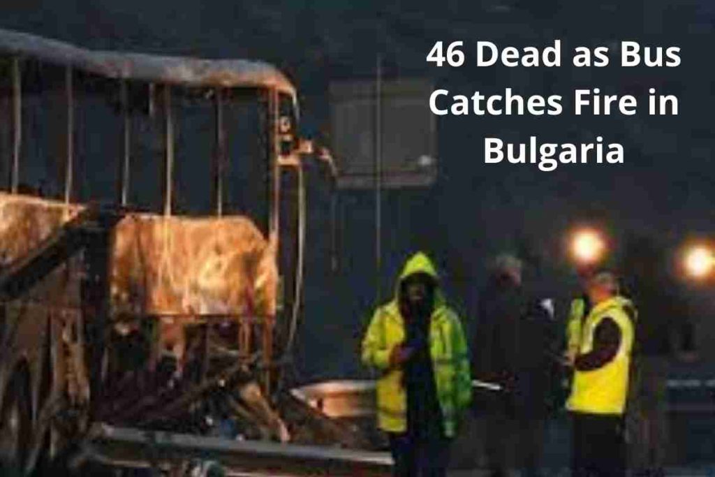46 Dead as Bus Catches Fire in Bulgaria (1)