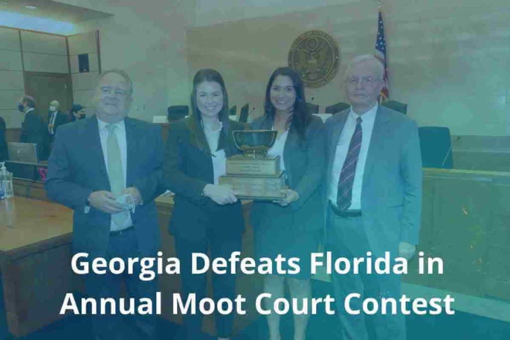 Georgia Defeats Florida in Annual Moot Court Contest (1)