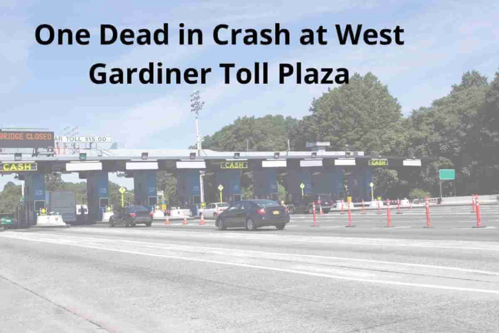 One Dead in Crash at West Gardiner Toll Plaza (1)