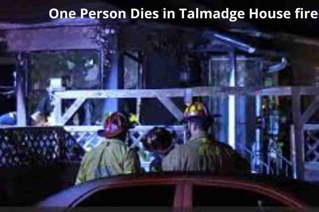 One Person Dies in Talmadge House fire