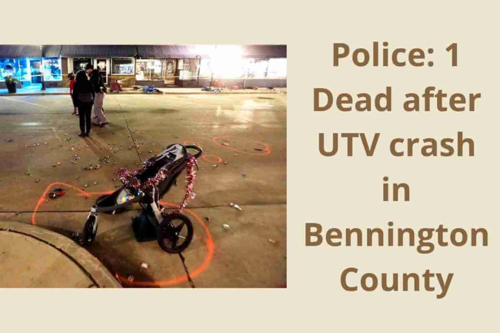 Police 1 Dead after UTV crash in Bennington County (1)