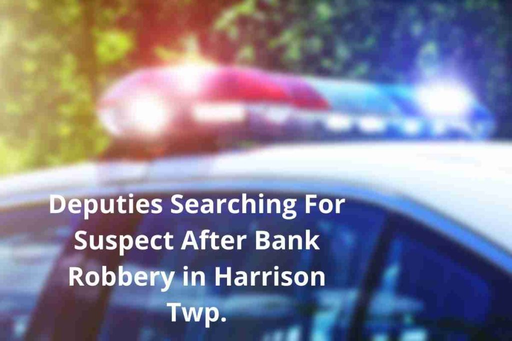Deputies Searching For Suspect After Bank Robbery in Harrison Twp.