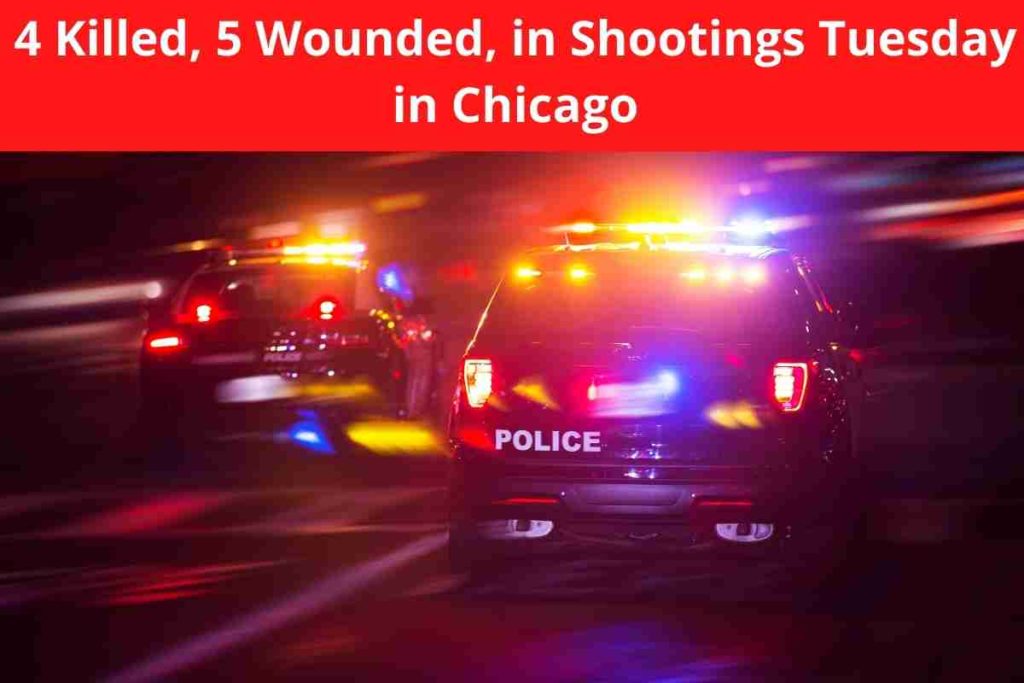 4 Killed, 5 Wounded, in Shootings Tuesday in Chicago