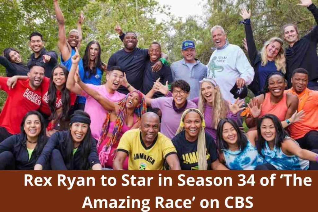 Rex Ryan to Star in Season 34 of ‘The Amazing Race’ on CBS