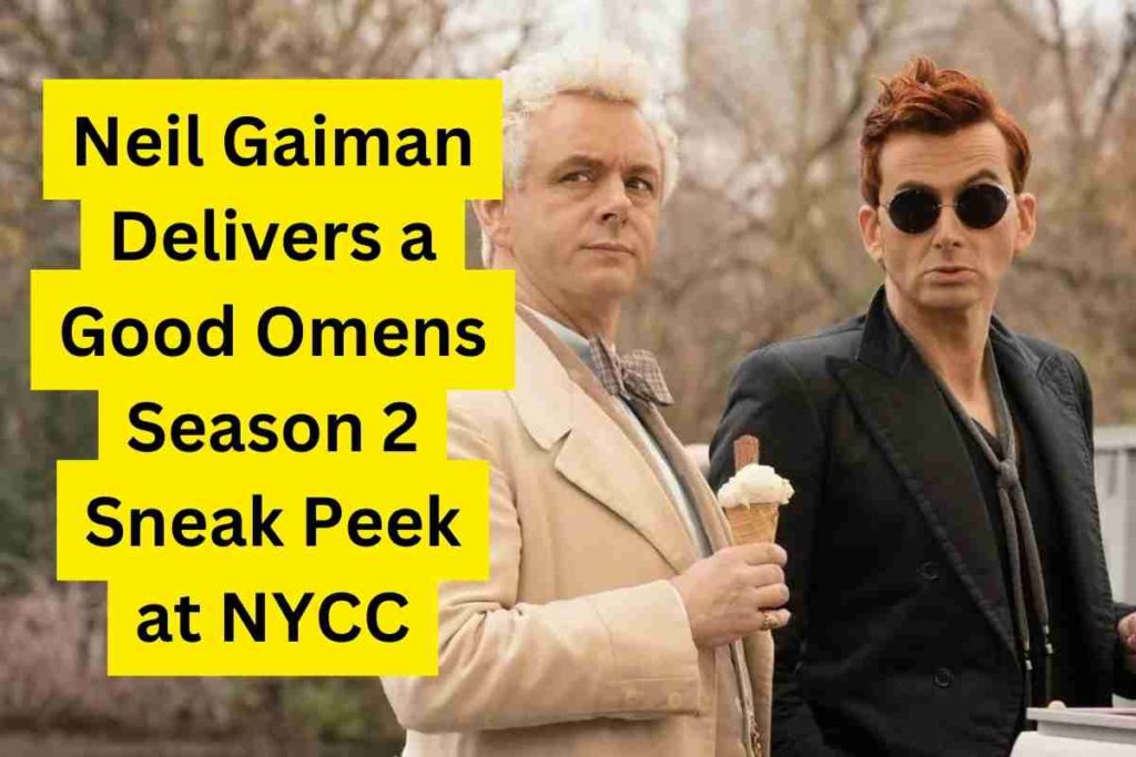 Neil Gaiman Delivers a Good Omens Season 2 Sneak Peek at NYCC